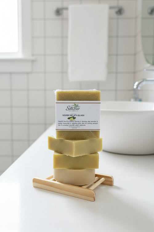 Cucumber soap with collagen