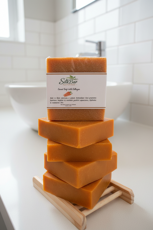 Carrot soap with collagen