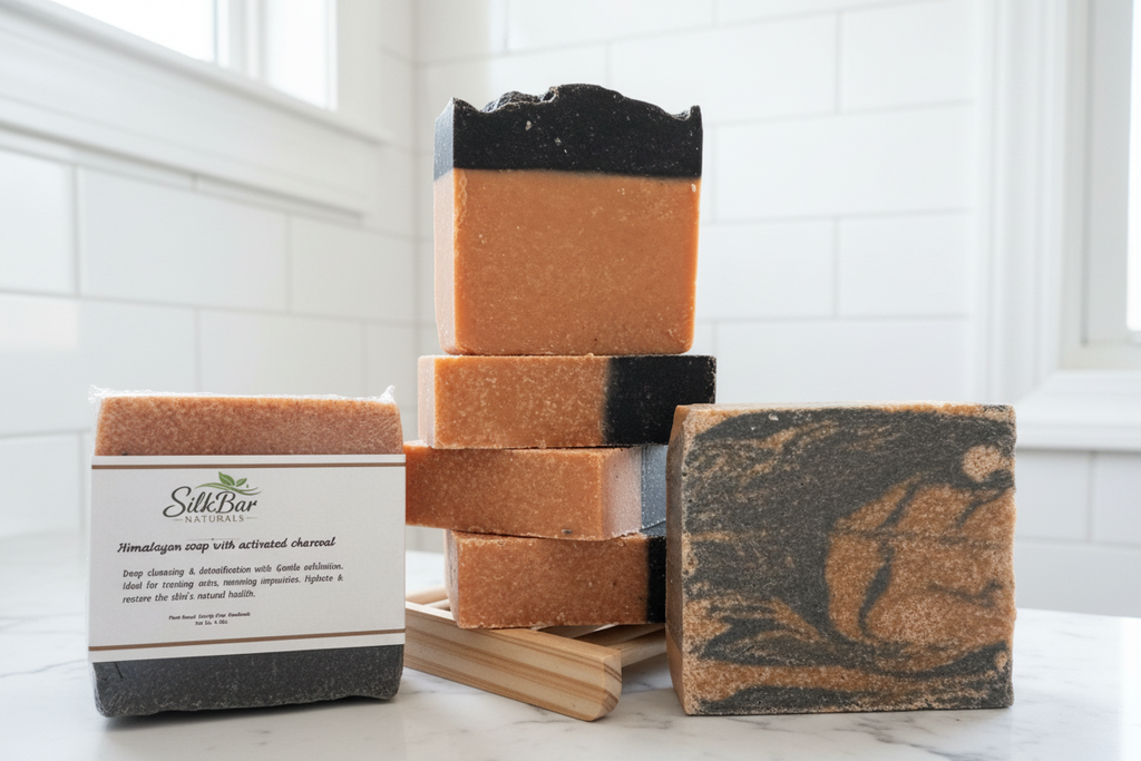 Himalayan salt with activated charcoal