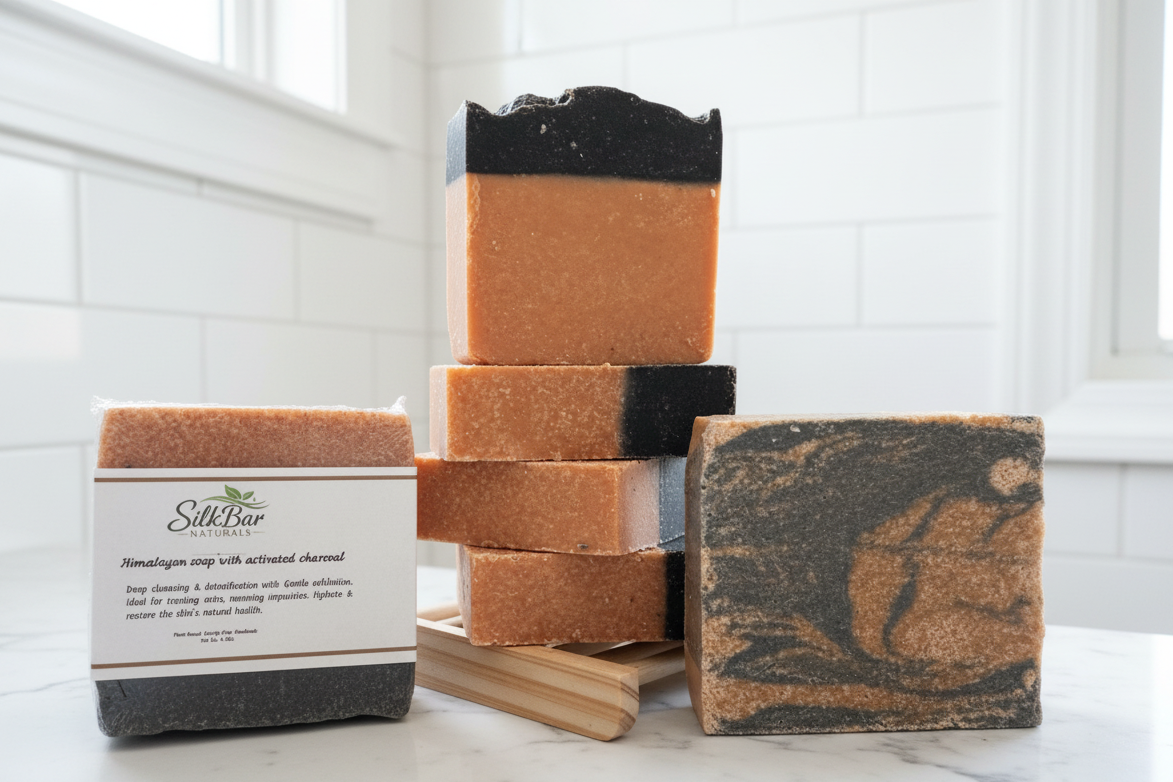 Himalayan salt with activated charcoal